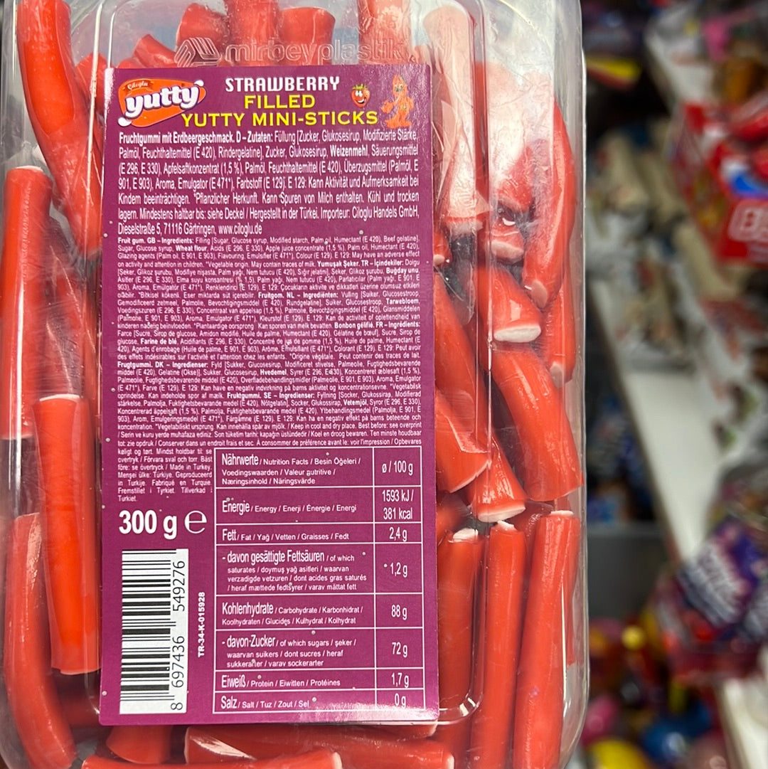 Ciloglu yutty filled sticks