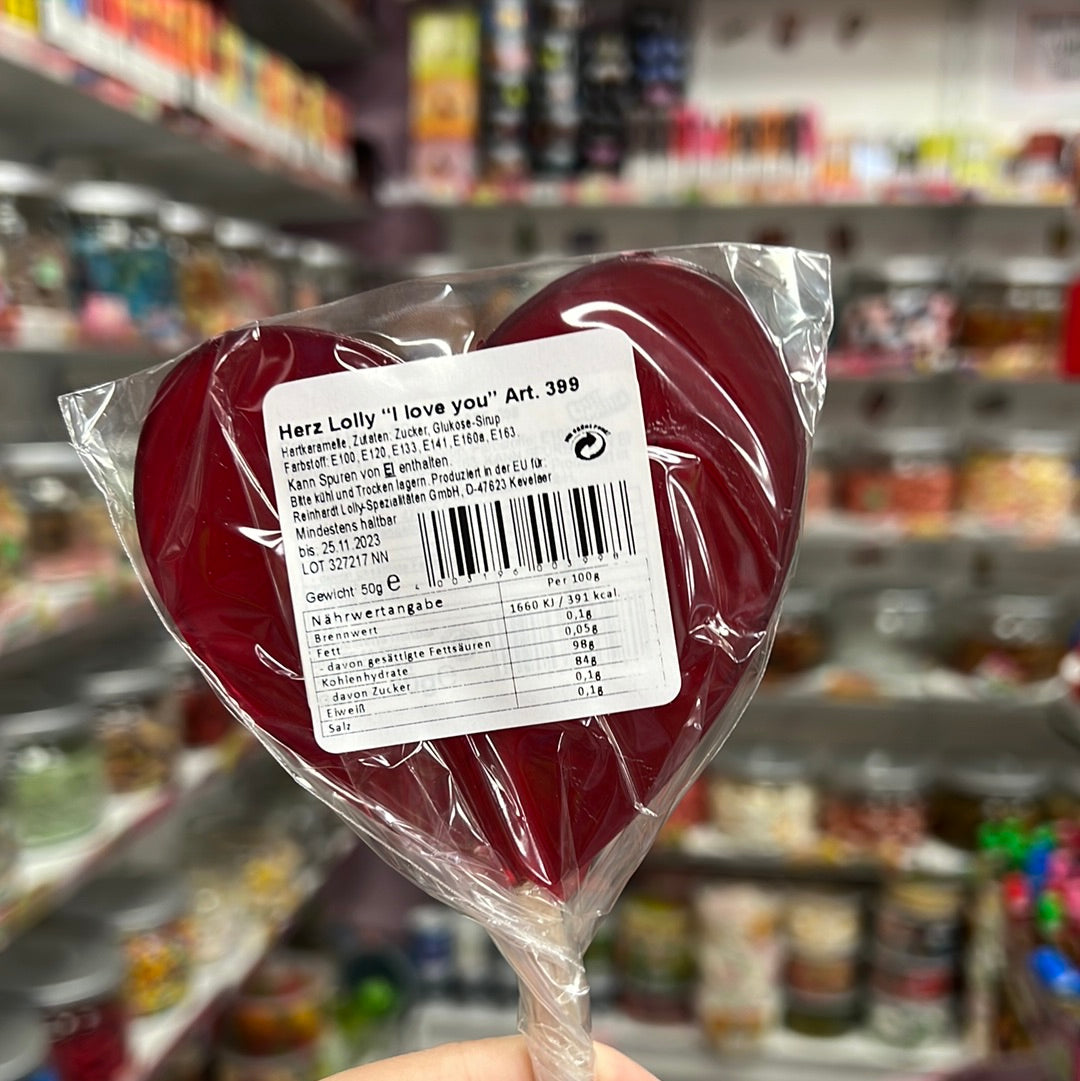 LUTSCHER HERZ KLAR 50G I LOVE YOU