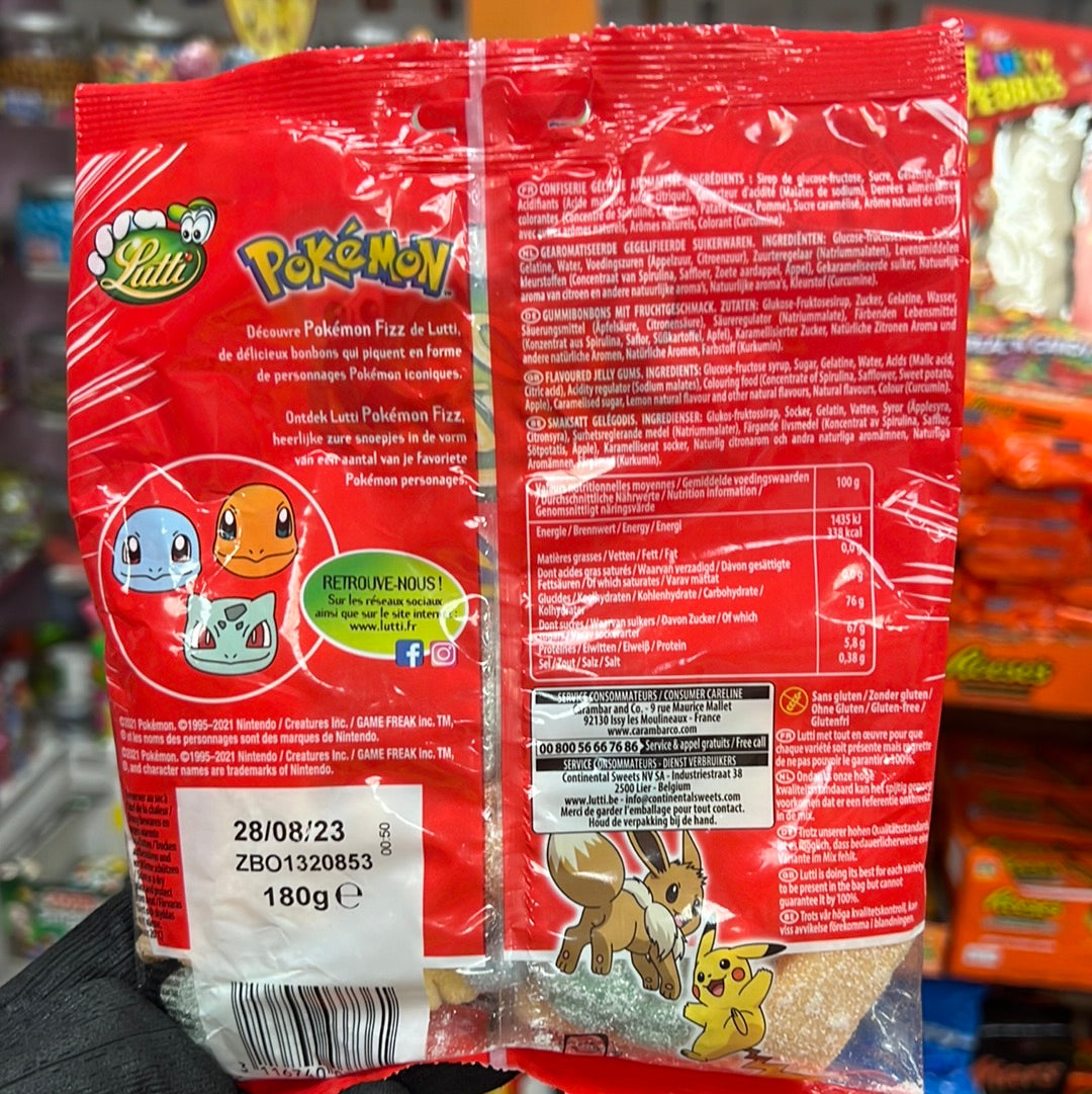 Lutti Pokémon Fizz 180g