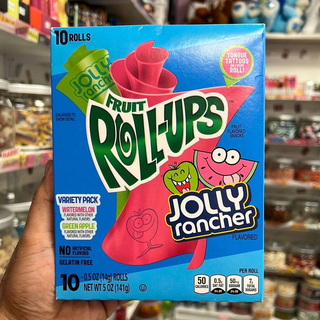 Jolly Rancher Roll Ups Variety Pack Greenapple & Watermelon 141g