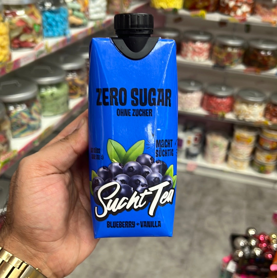 Suchttea zero blueberry & vanilla 500ml