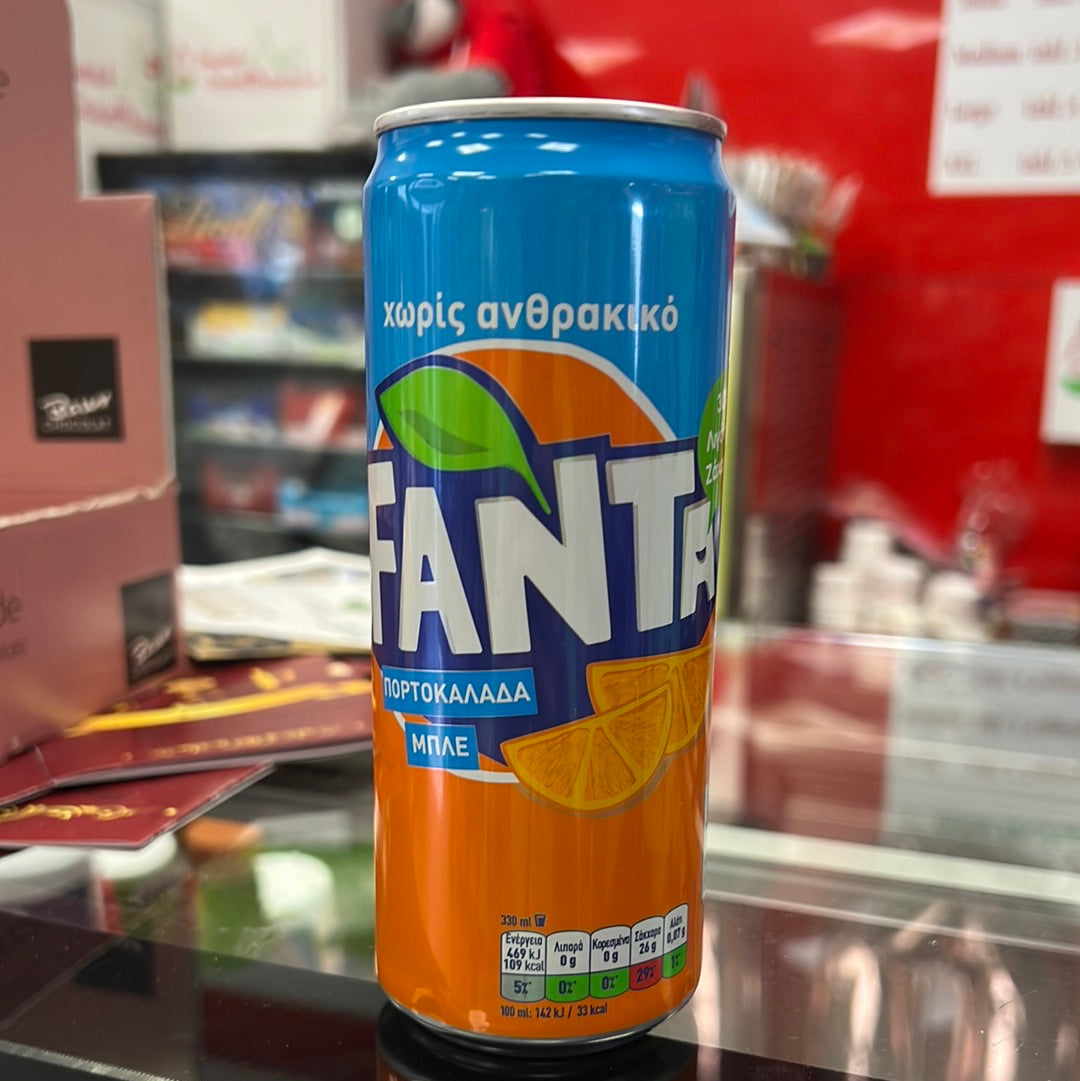 Fanta Orange Blue 330mlExklusiv aus Griechenland