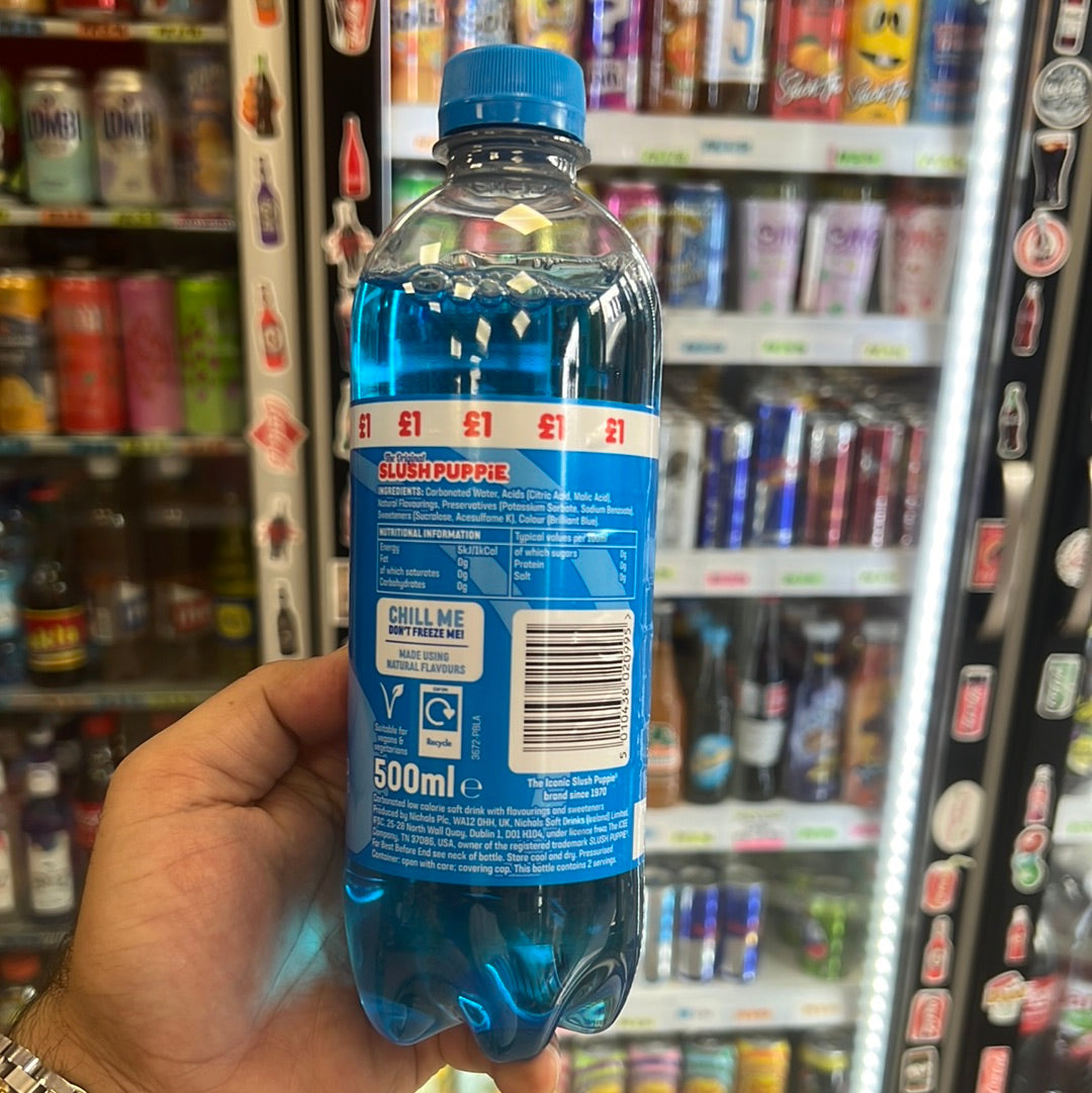 Slush Puppie Blue Raspberry Soda 🥤 500ml