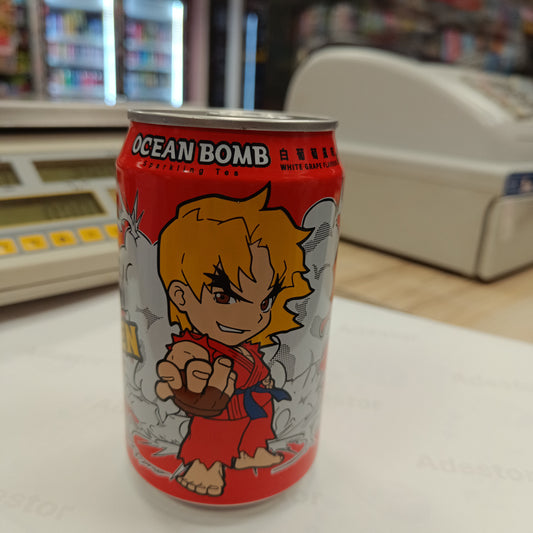 ocean bomb white grape flavour 330ml