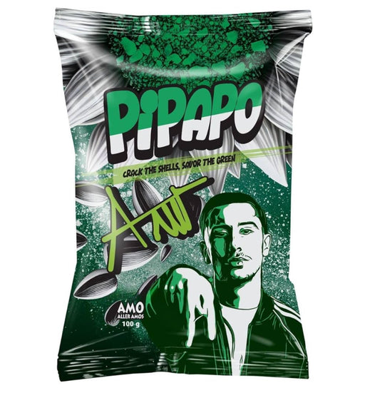 Pipapo Amo Sunflower Seeds, 100 g, Green Edition, Natural Flavour, S Man