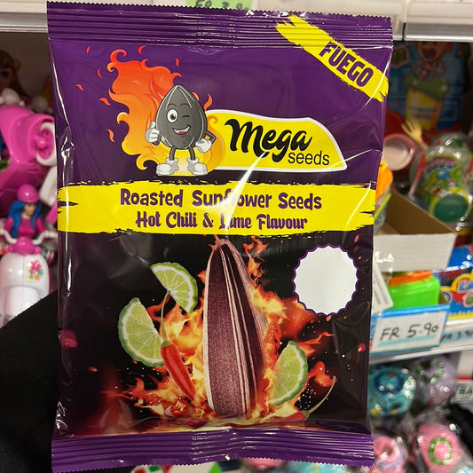Roasted Sunflower Seeds
Hot Chili & Lime Flavour fuego 120g