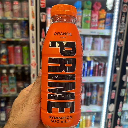 PRIME 🍊🍊🍊
HYDRATION
HYDRATION
500 mLE ORANGE
FLAVOUR