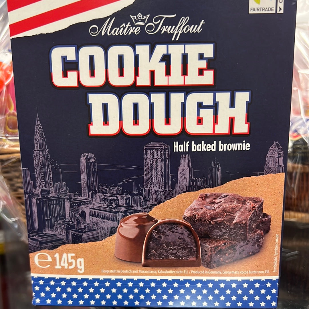 Maitre
"Truffaut
COOKIE
DOUGH
Half baked brownie 145g