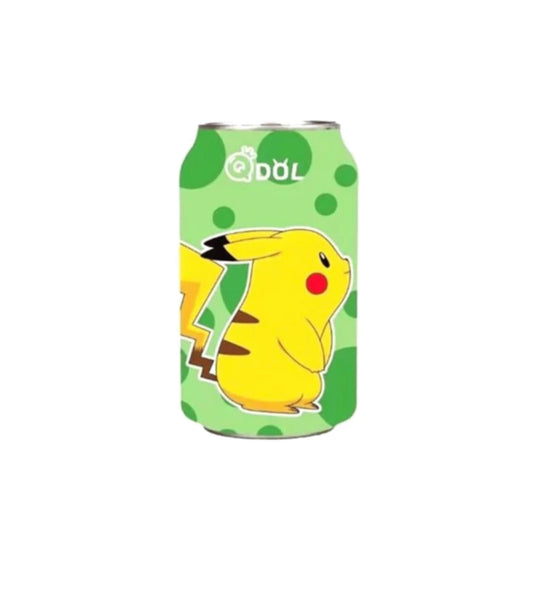 Qdol Pokemon Pikachu Lime Sparkling Water, 330ml