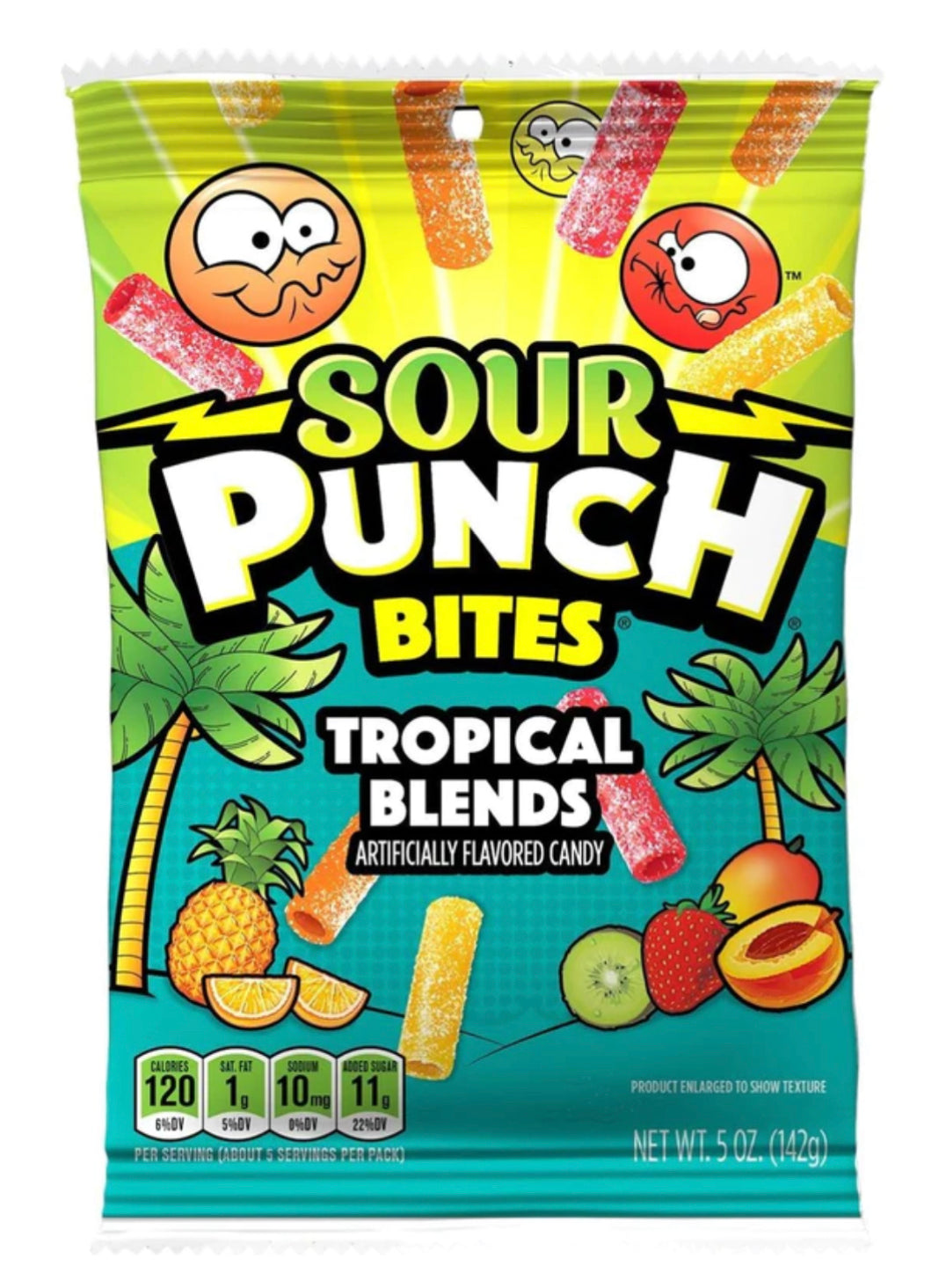 sour punch tropical bites 141gr
