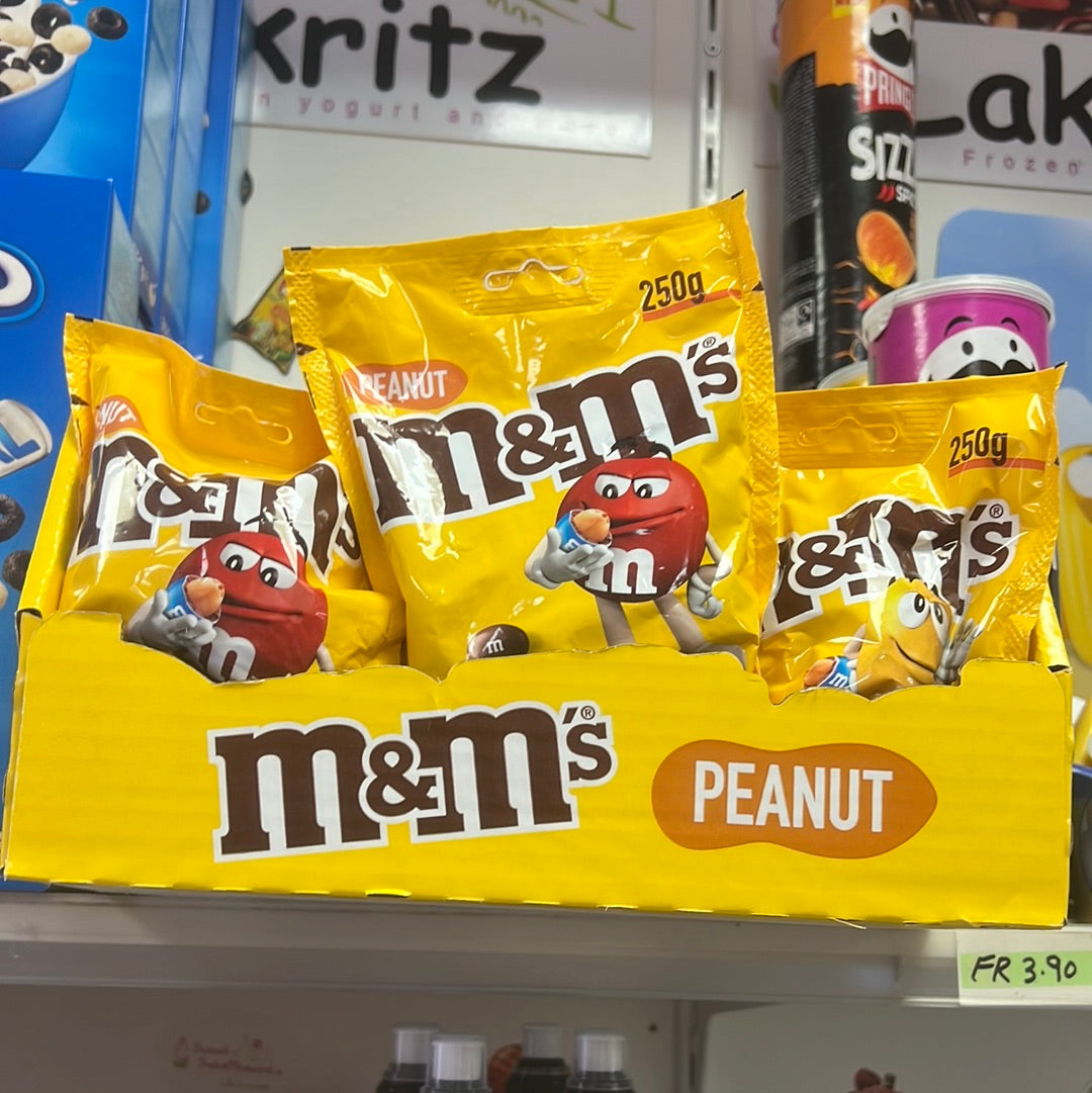 M&M's · Erdnüsse 🥜 in Milchschokolade
250g
