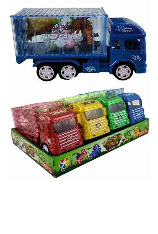 CANDY CONTAINER TRUCK MIT PVC DINOSAURIERN 🦕🍭🍬