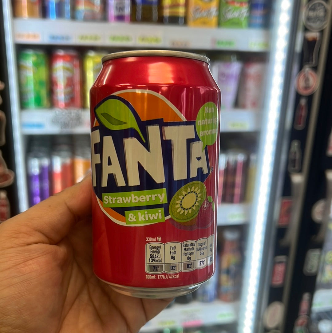Fanta Strawberry 🍓 & Kiwi 🥝 330ml