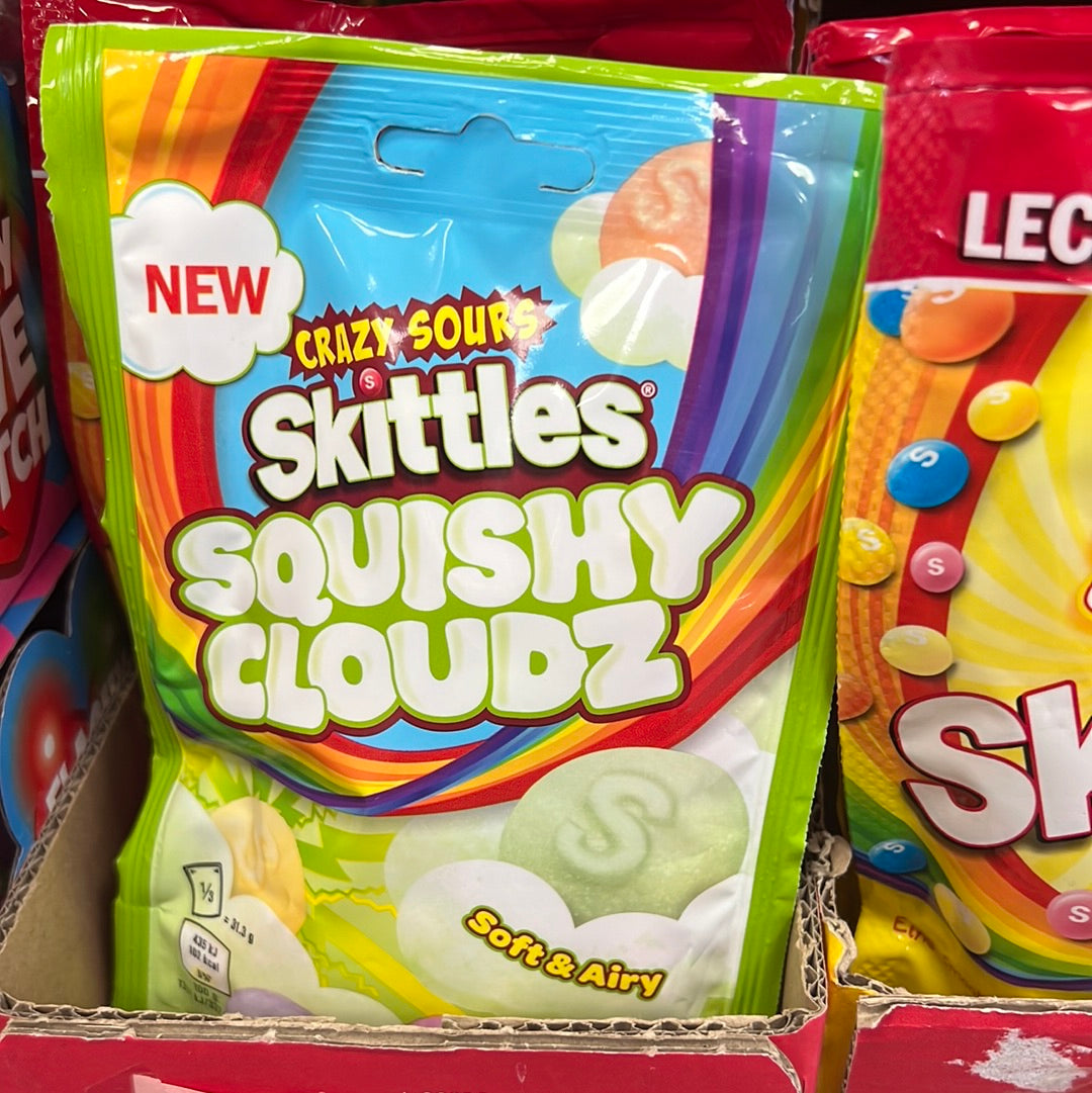 Skittles sours sweets squishy cloudz 94 g