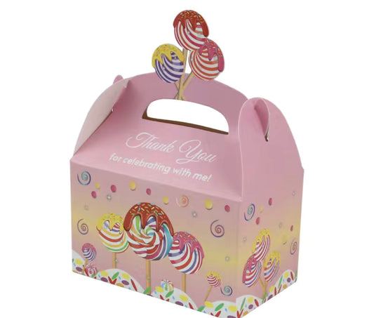 25 Stück, Lollipop-Box, Süßigkeitenbox,