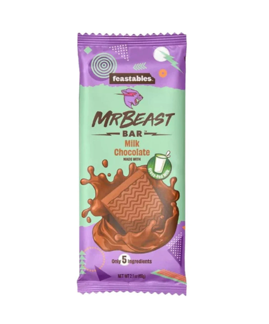 Mr Beast Milk Chocolate Bar, 60g