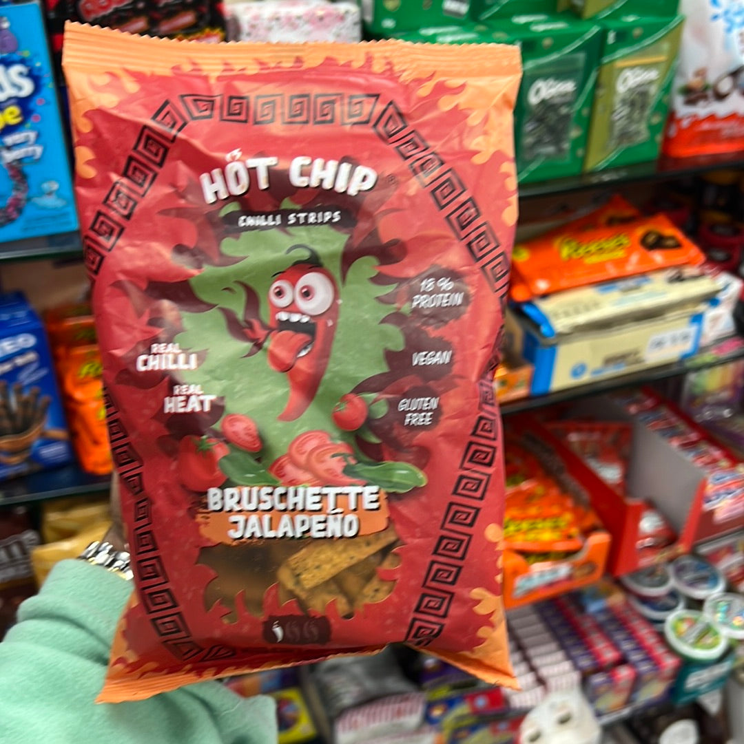 Hot Chip Strips Bruschette Jalapeno 80g