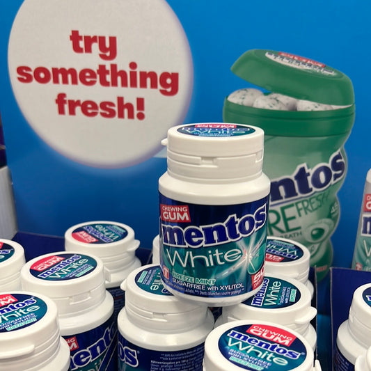 Mentos Gum White Sweet Mint  150g