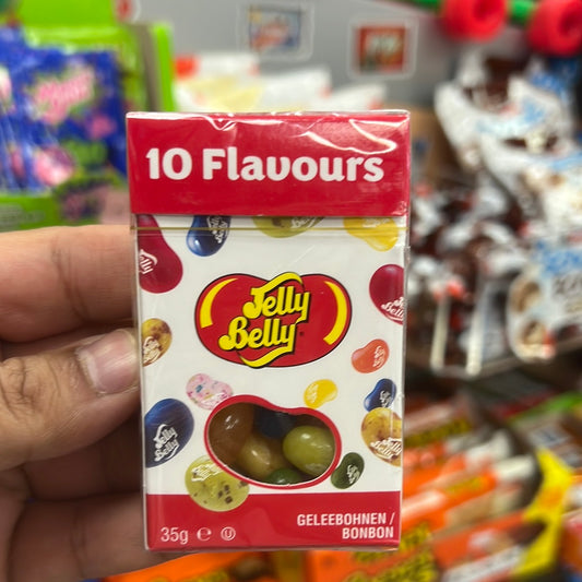 Jelly belly 10 Sorten Mischung 35g Fliptopbox
