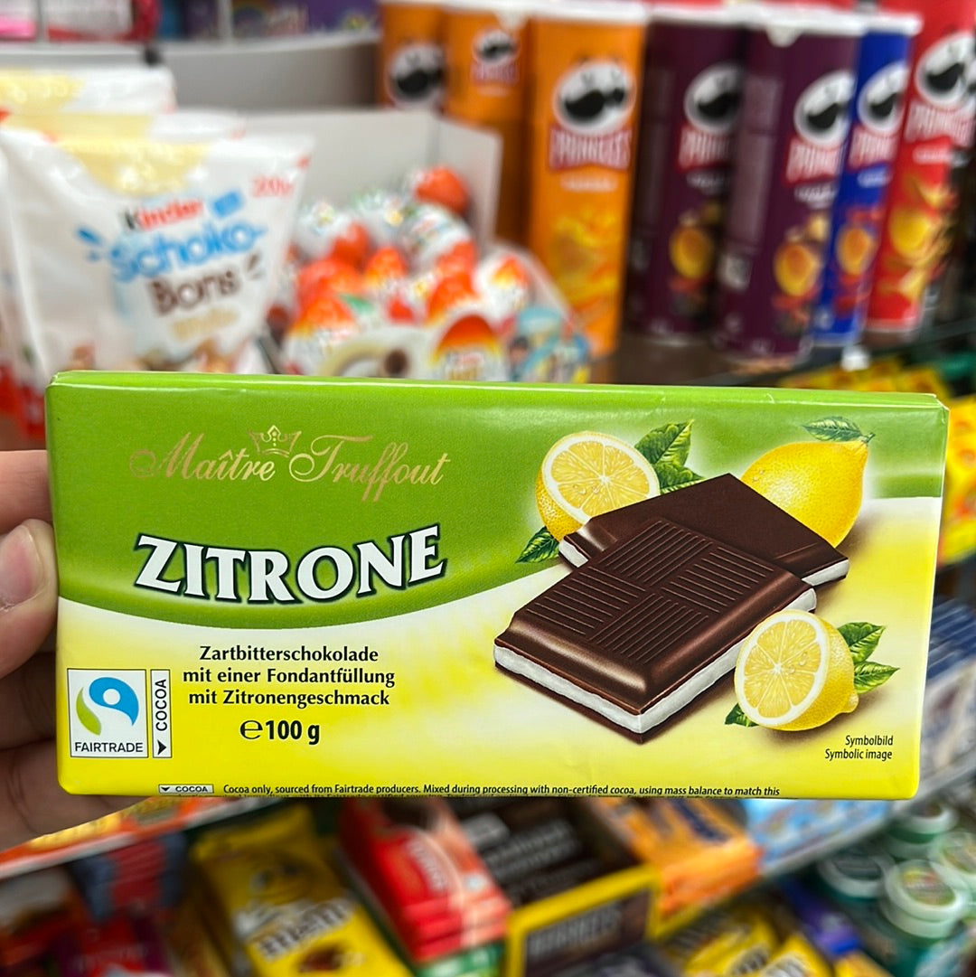 Maitre Truffout Schokolade 🍫 Zitrone 🍋