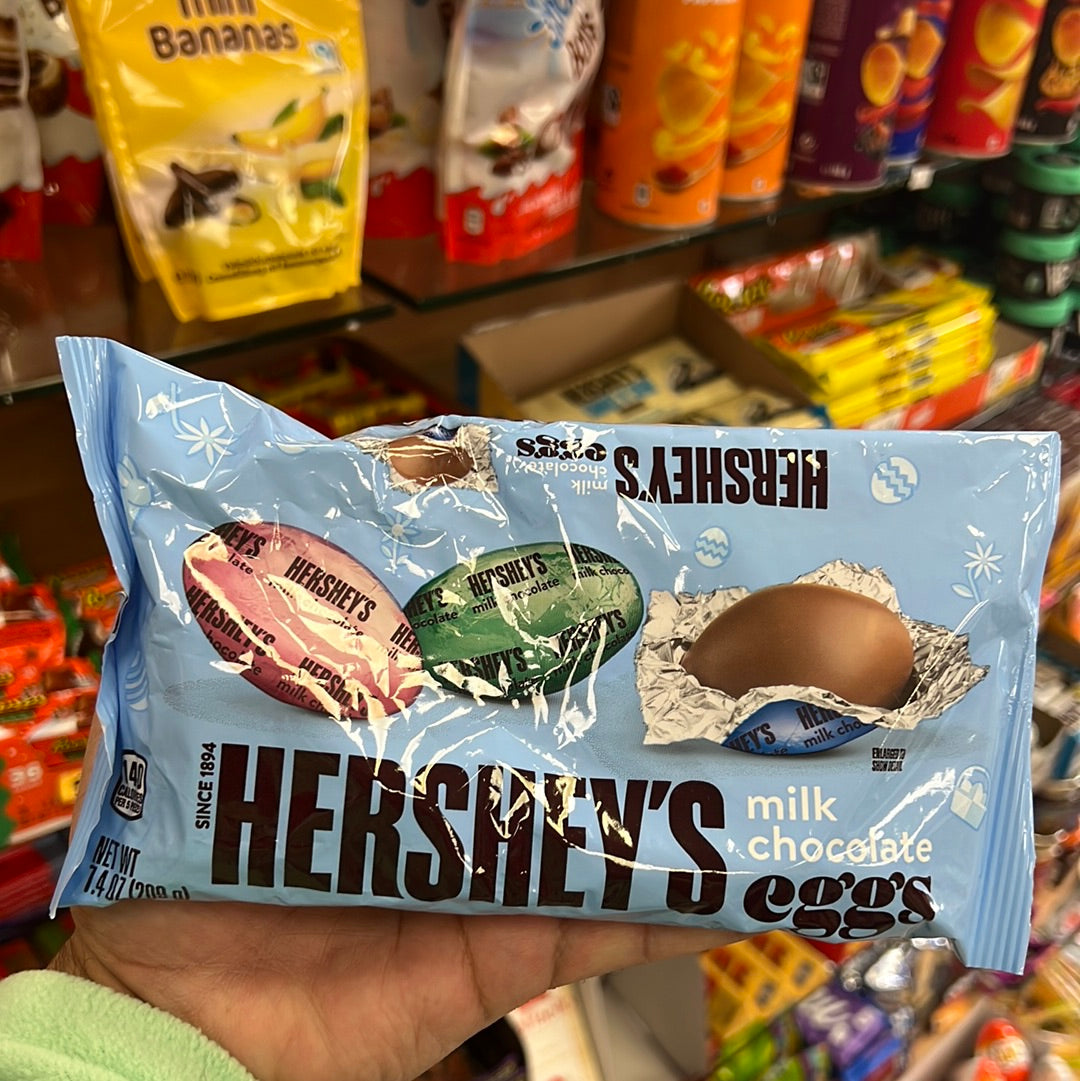 Hershey Milk 🥛 Chocolate 🍫 eggs 🥚 209g