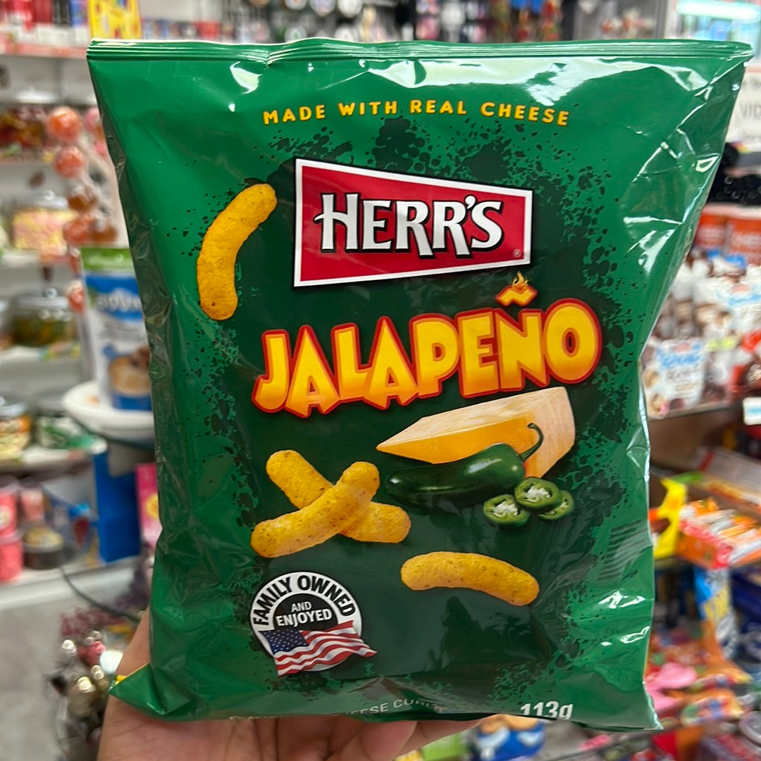 Herr‘s Jalapeño Cheese Curls 113g