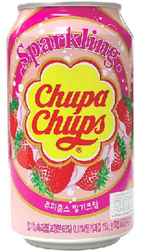 Chupa Chups Strawberry Cream Drink