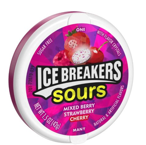 Ice Breakers Sours Mixed Berry sugar-free
