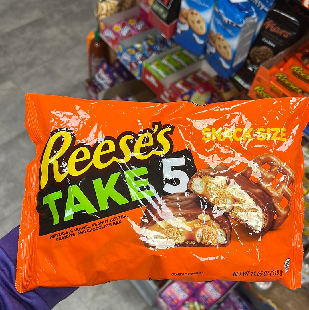 Reese’s Take 5 Schokoladen-Snack-Beutel,einzeln verpackt,11,22,,