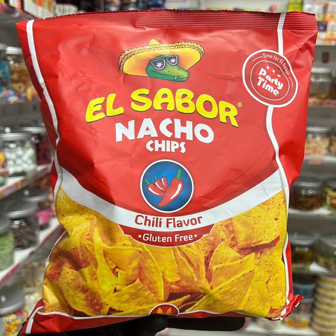 El sabor nacho chips Chili 225g