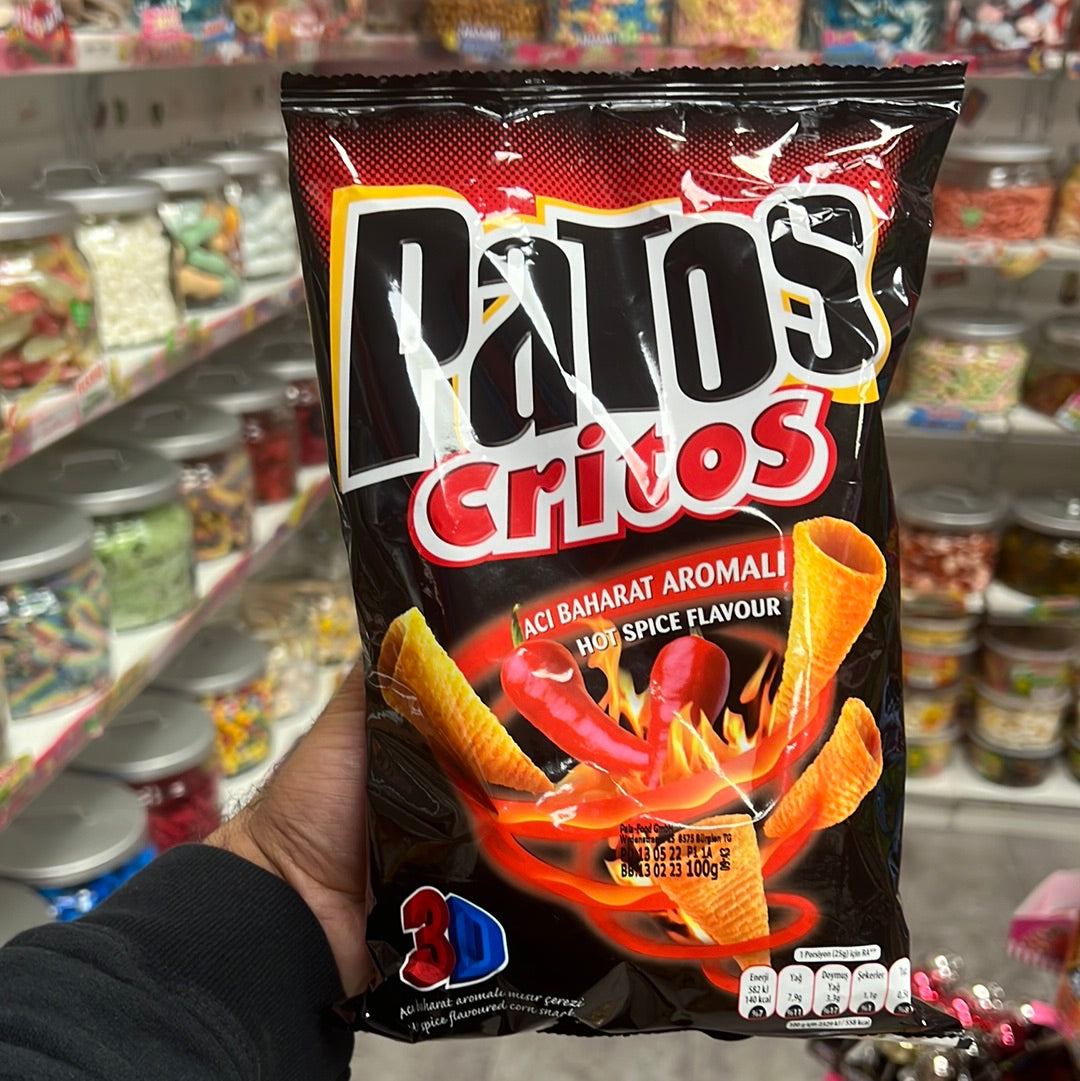 Patos Critos Scharf Chips 100g Sweet Schaffhausen Patos Critos Scharf Chips 100g Sweet Schaffhausen
