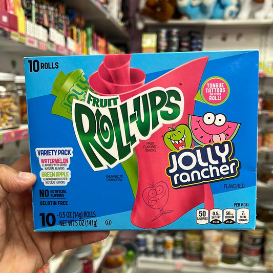 Jolly Rancher Roll Ups Variety Pack Greenapple & Watermelon 141g