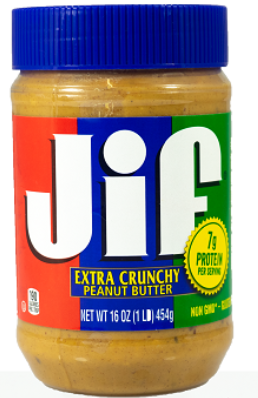 JIF extra Chrunchy Peanut Butter