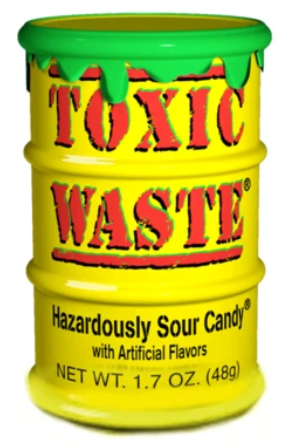 TOXIC WASTE Hazardously Sour Candy